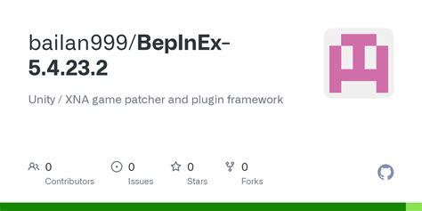 bepinex 5.0|BepInEx/BepInEx: Unity / XNA game patcher and plugin .